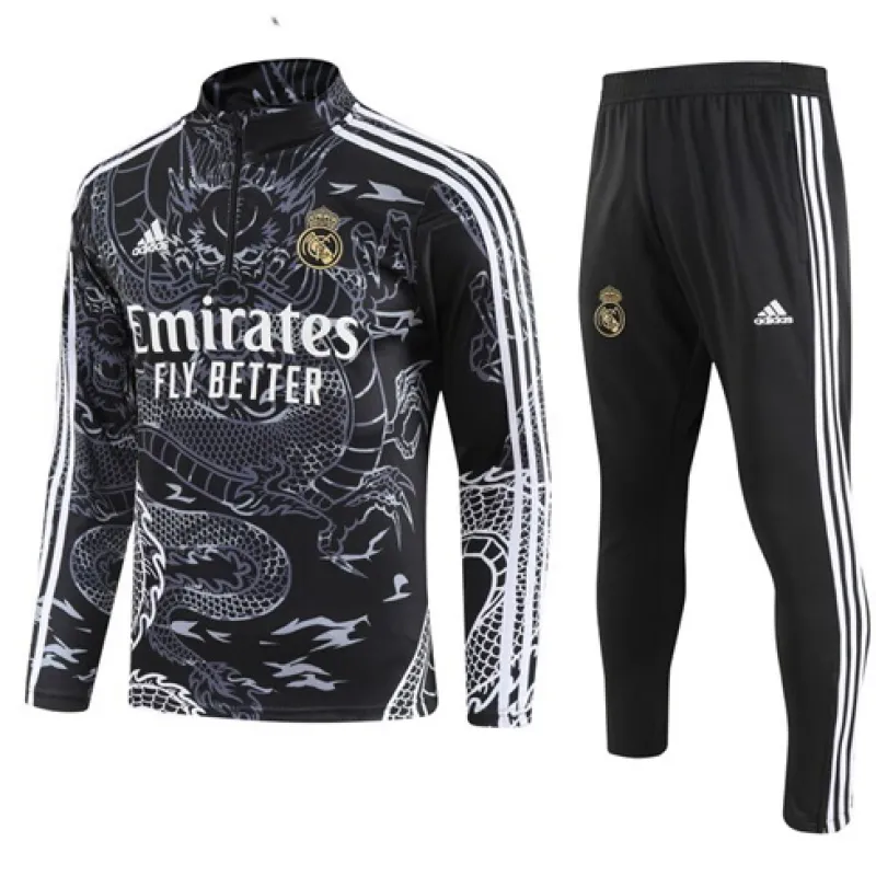 Abbigliamento sportivo per bambini del Real Madrid 2024/25 - Nero