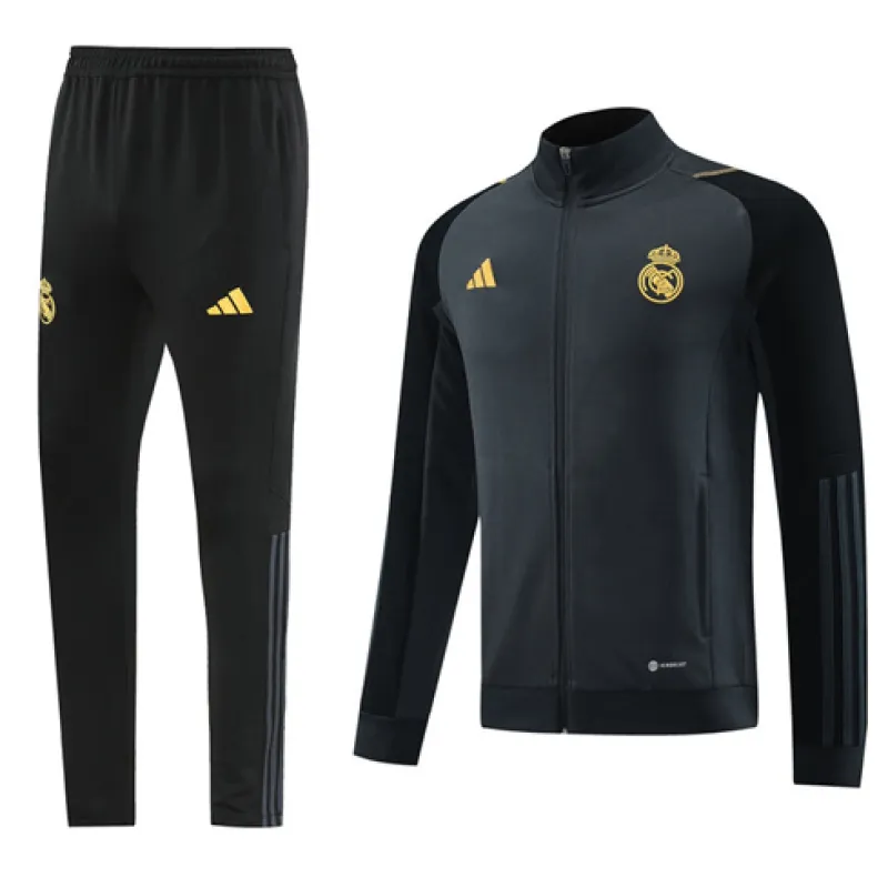 Real Madrid Children's Sports Jacket 2024/25 - Grey