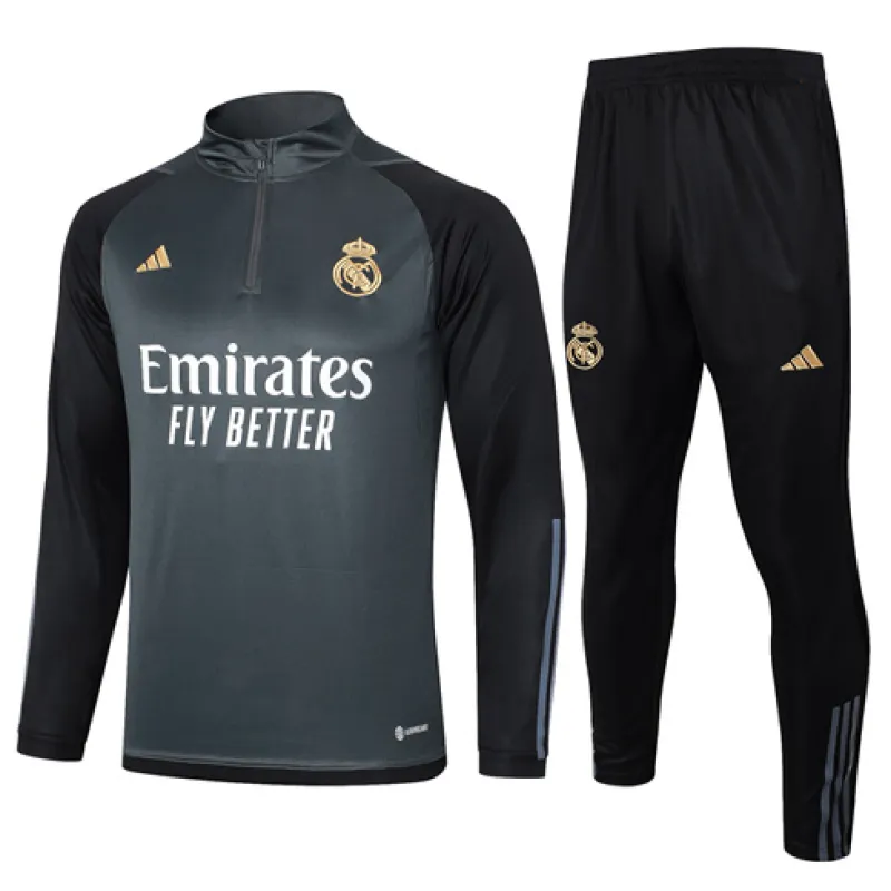 Vêtements de sport pour enfants du Real Madrid 2024/25 - Gris