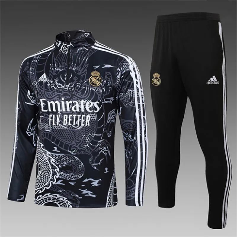 Vêtements de sport pour enfants du Real Madrid 2024/25 - Noir