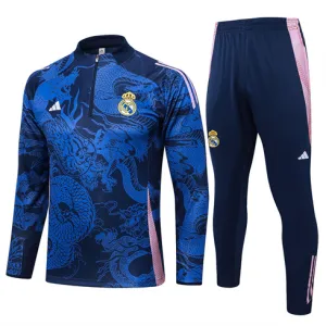 Vêtements de sport pour enfants du Real Madrid 2024/25 - Bleu