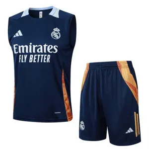 Real Madrid Shorts and Vest Set 2024/25 - Blue