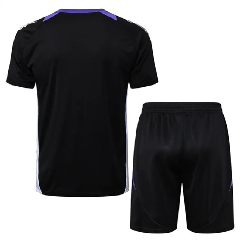 Maglia di allenamento+shorts del Real Madrid 2024/25 - Nero