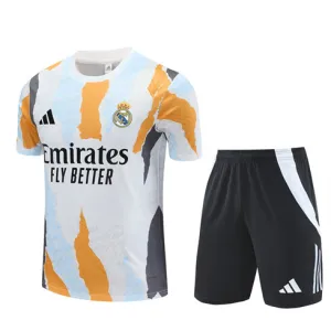 Maillot de formation + shorts du Real Madrid 2024/25 - Blanc