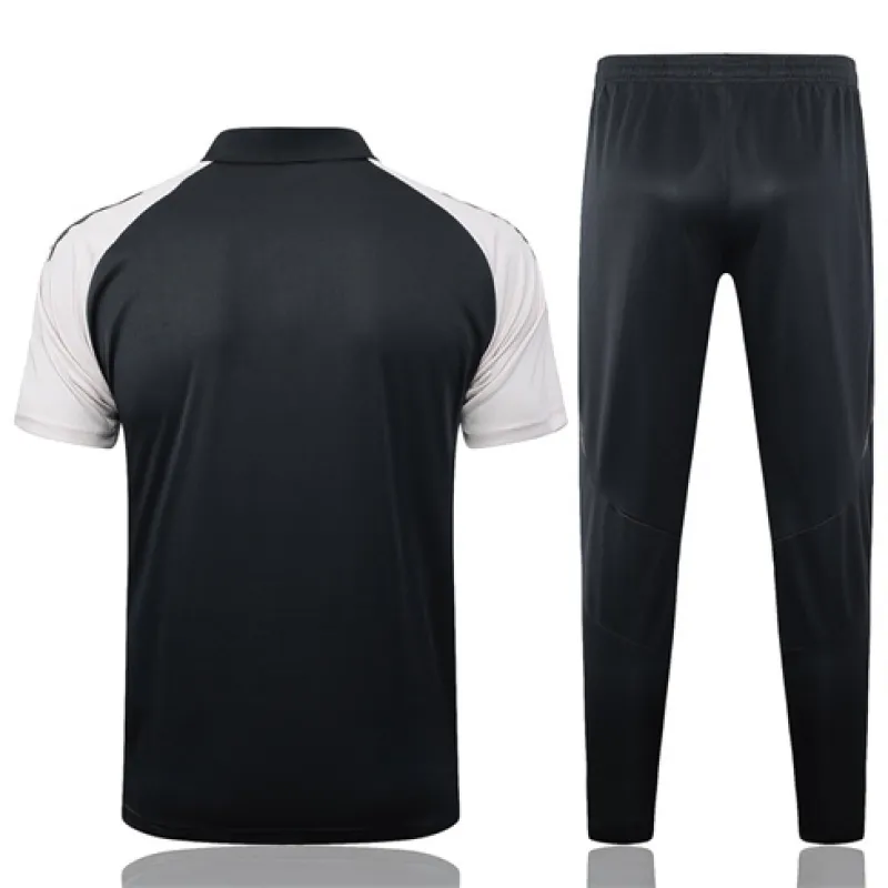 Camisa polo de entrenamiento + pantalones del Real Madrid 2024/25 - Negro