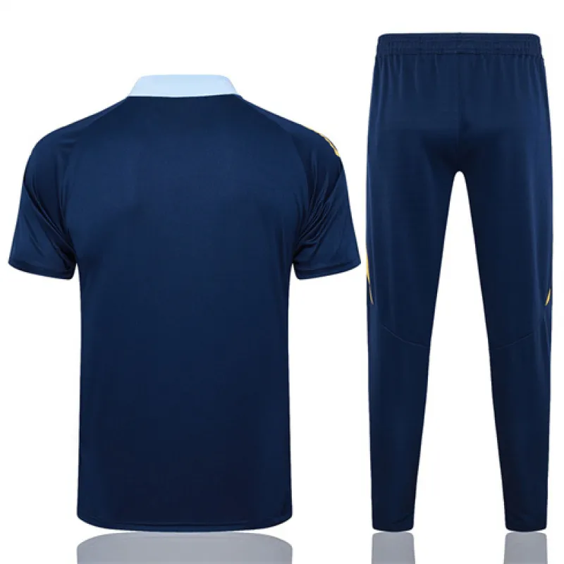 Camisa polo de entrenamiento + pantalones del Real Madrid 2024/25 - Azul