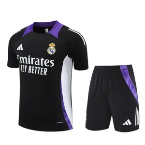 Maillot de formation+shorts du Real Madrid 2024/25 - Noir