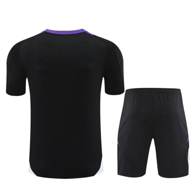 Maillot de formation+shorts du Real Madrid 2024/25 - Noir