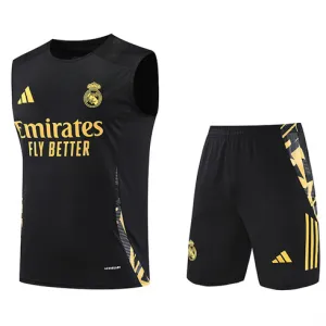 Real Madrid Shorts and Vest Set 2024/25 - Black