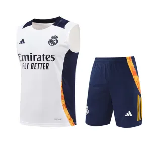 Real Madrid Shorts and Vest Set 2024/25 - White