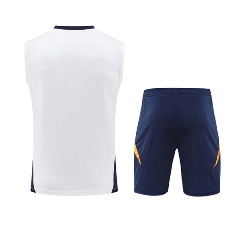 Real Madrid Shorts and Vest Set 2024/25 - White