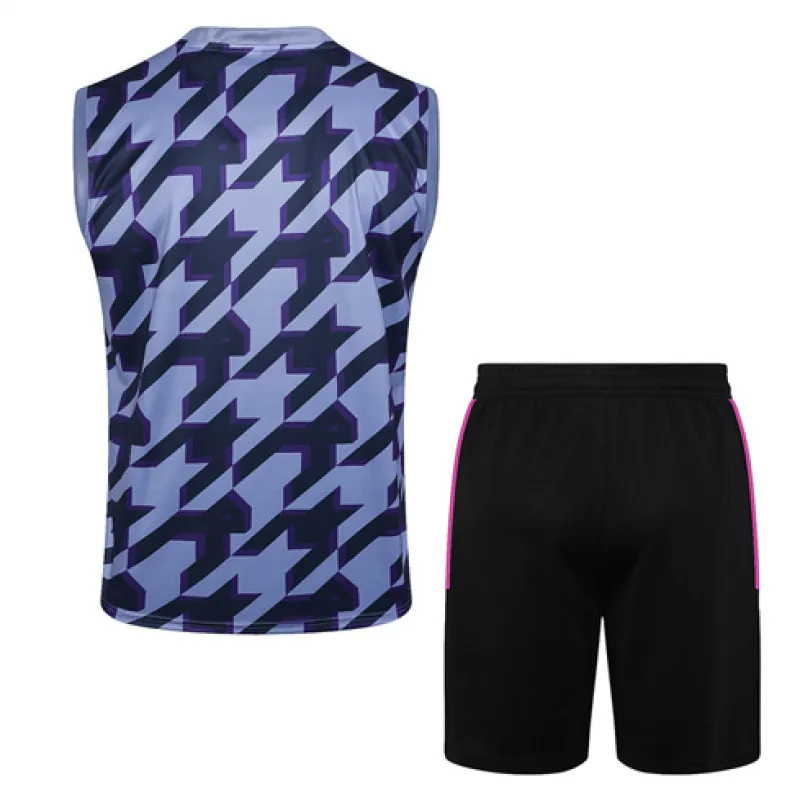 Real Madrid Shorts and Vest Set 2024/25 - Blue