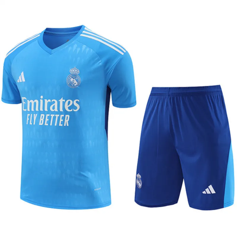 Maillot de formation du gardien de but du Real Madrid 2024/25 - Bleu