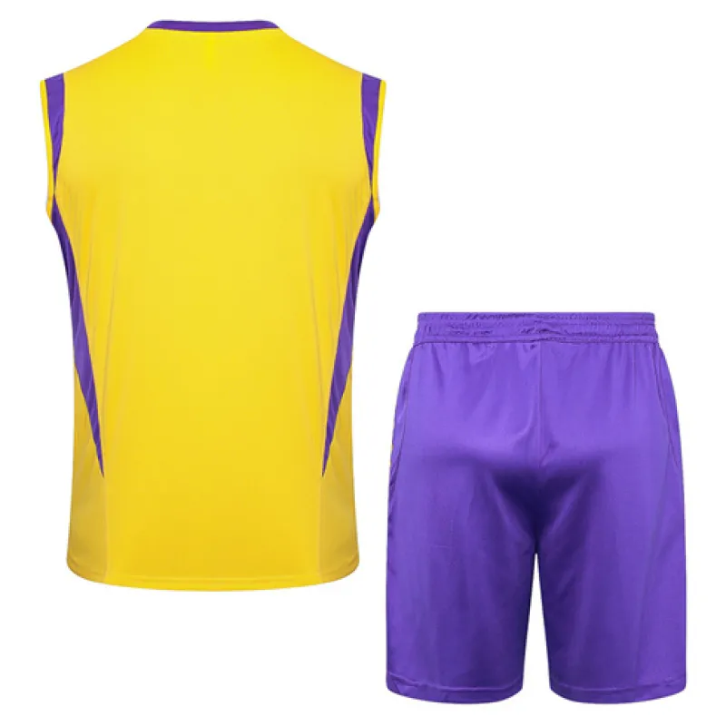 Real Madrid Shorts and Vest Set 2024/25 - Yellow