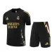 Camiseta de entrenamiento + pantalones cortos para niños del Real Madrid 2024/25 - Negro