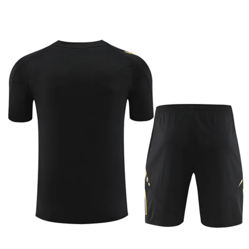 Camiseta de entrenamiento + pantalones cortos para niños del Real Madrid 2024/25 - Negro