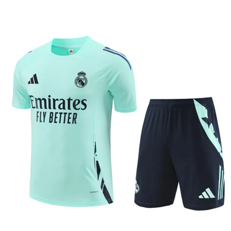 Maillot de formation + shorts du Real Madrid 2024/25 - Bleu