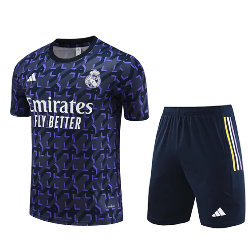 Maglia di allenamento + shorts del Real Madrid 2024/25 - Blu