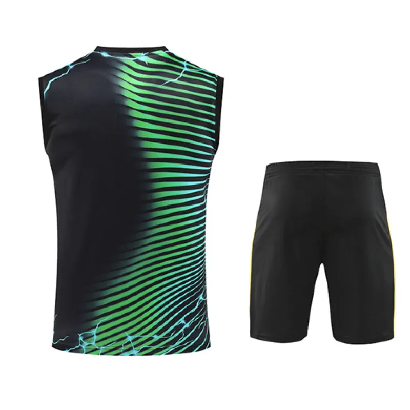 Ensemble shorts et gilet du Real Madrid 2024/25 - Noir