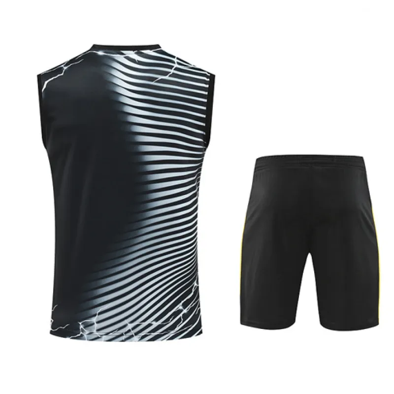 Ensemble shorts et gilet du Real Madrid 2024/25 - Noir