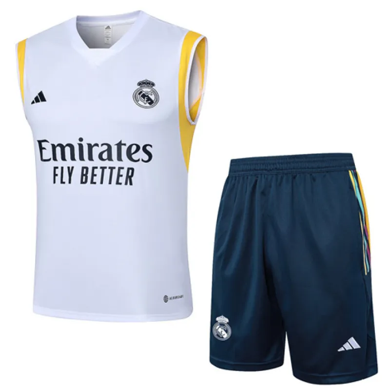 Real Madrid Shorts- und Weste-Set 2024/25 - Weiß
