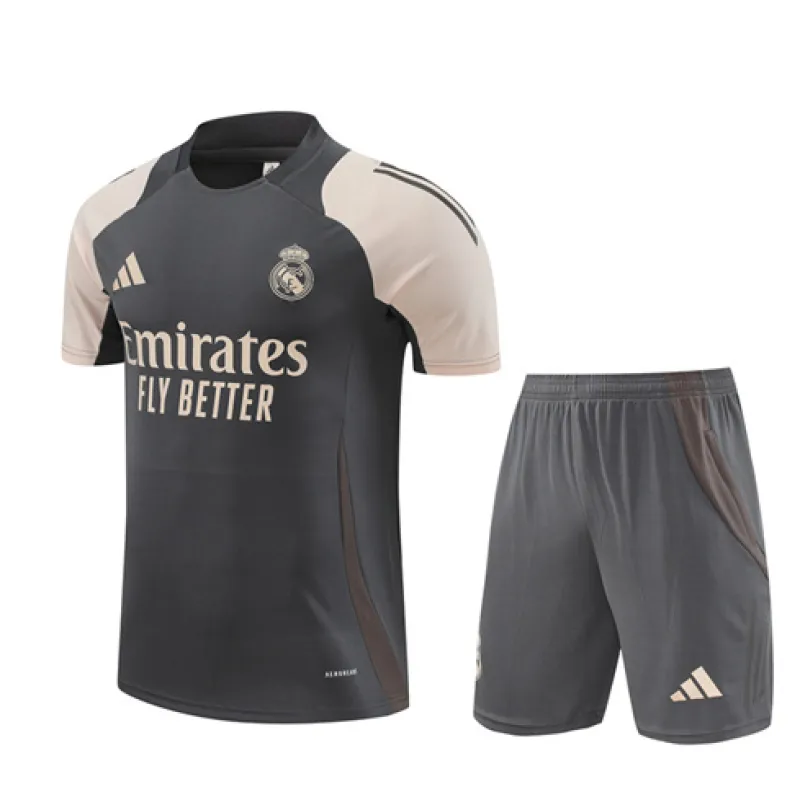 Maillot de formation + shorts du Real Madrid 2024/25 - Gris