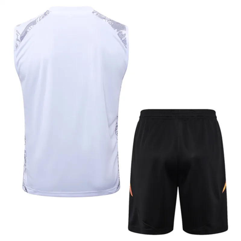 Ensemble de shorts et de gilet du Real Madrid 2024/25 - Blanc