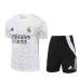 Camiseta de entrenamiento + pantalones cortos del Real Madrid 2024/25 - Blanca