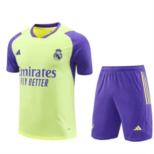 Camiseta de entrenamiento + pantalones cortos del Real Madrid 2024/25 - Amarillo