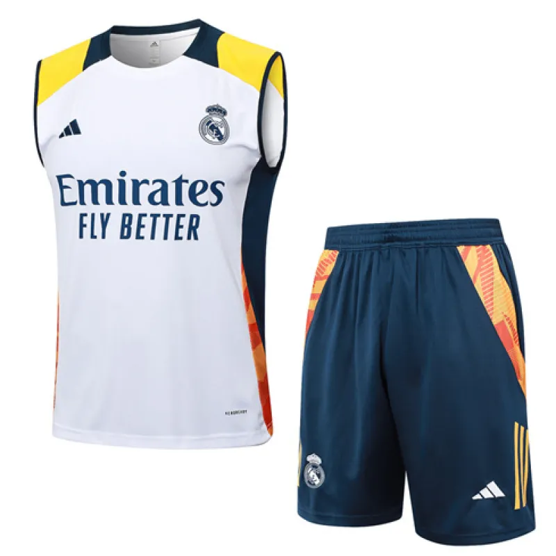 Real Madrid Shorts- und Weste-Set 2024/25 - Weiß