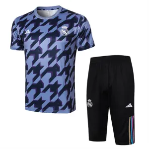 Maillot de formation + shorts du Real Madrid 2024/25 - Bleu