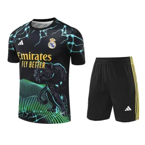 Maillot de formation+shorts du Real Madrid 2024/25 - Noir