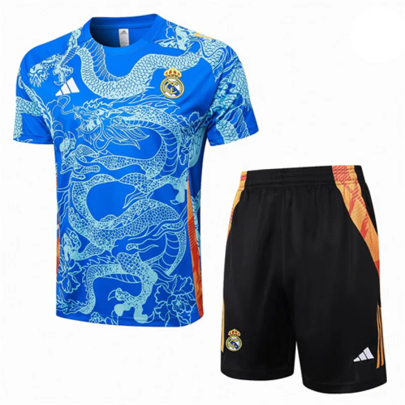 Maglia di allenamento + shorts del Real Madrid 2024/25 - Blu