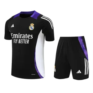 Maillot de formation+shorts du Real Madrid 2024/25 - Noir