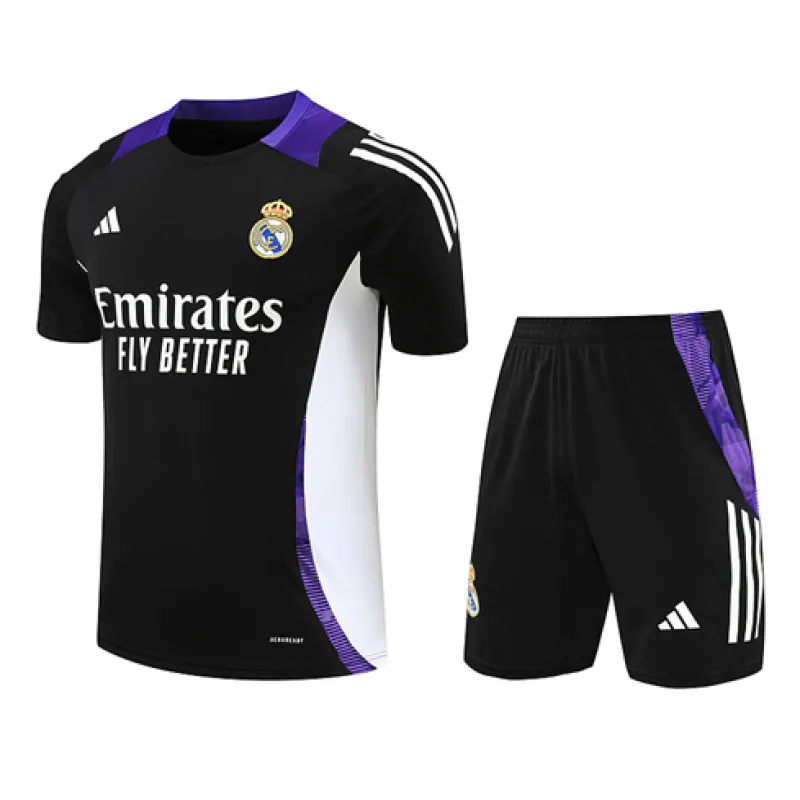 Real Madrid Training Jersey+Shorts 2024/25 - Black