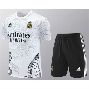 Maillot de formation + shorts du Real Madrid 2024/25 - Blanc