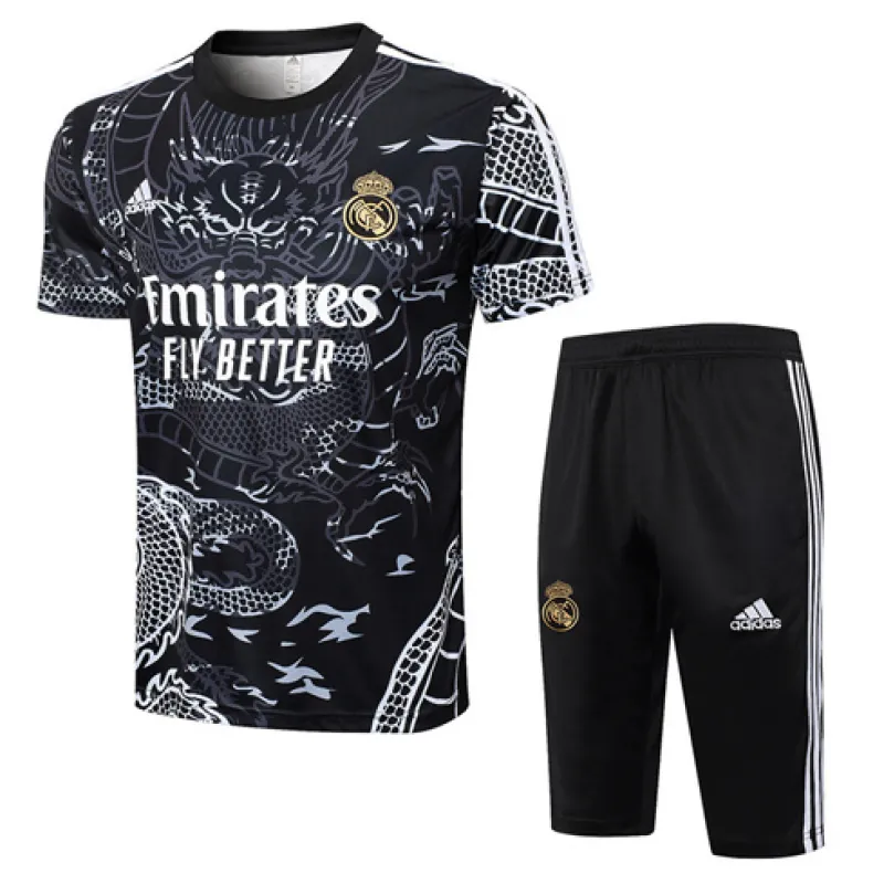 Real Madrid Training Jersey+Shorts 2024/25 - Black