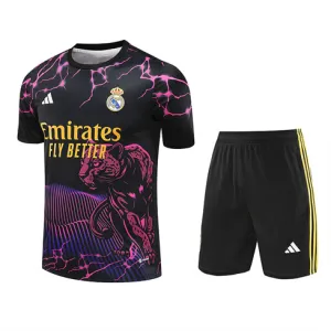 Maillot de formation+shorts du Real Madrid 2024/25 - Noir