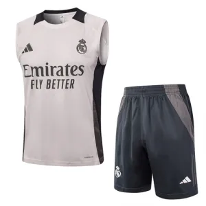 Real Madrid Shorts and Vest Set 2024/25 - Grey