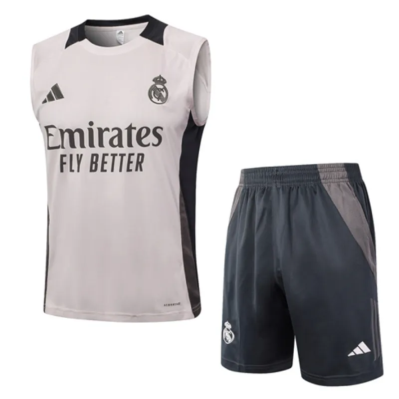 Real Madrid Shorts and Vest Set 2024/25 - Grey