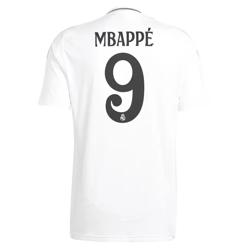 Mbappé Real Madrid 2024/25 Home Kids' Jersey - White
