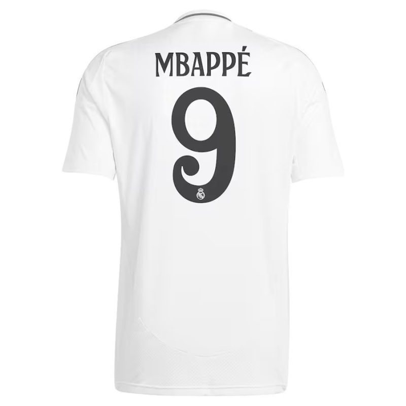 Mbappé - Ensemble de maillot pour enfants domicile de Real Madrid 2024/25 - Blanc