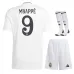 Mbappé - Ensemble de maillot pour enfants domicile de Real Madrid 2024/25 - Blanc