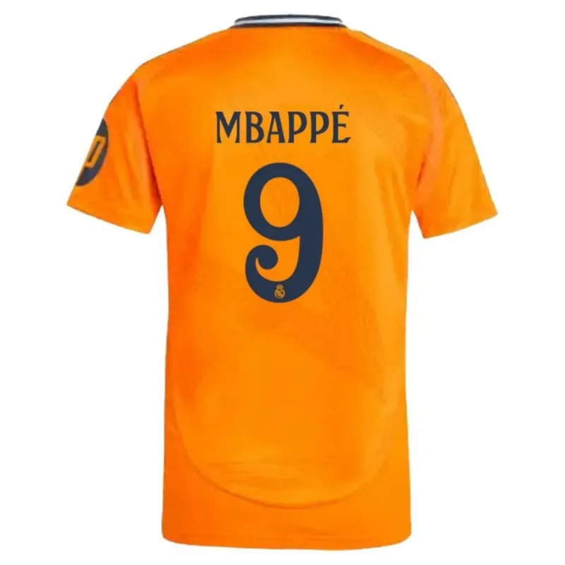 Mbappé Real Madrid 2024/25 Away Jersey - Orange