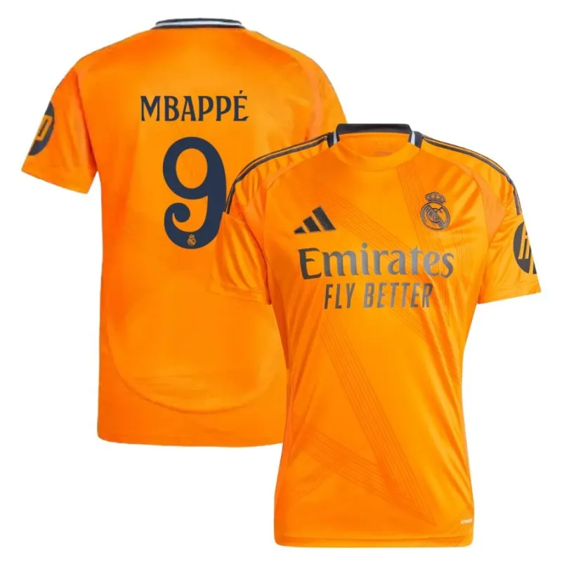Mbappé - Maglia di trasferta per donne di Real Madrid 2024/25 - Arancione