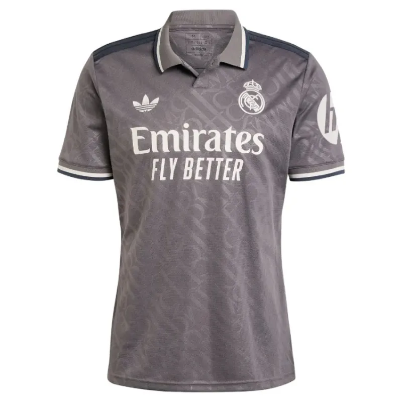 VINI JR Real Madrid 2024/25 Kids' Third Jersey Set - Grey