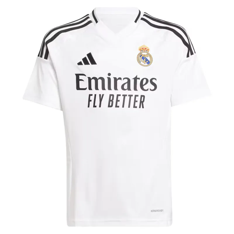 Camiseta para niños de Real Madrid 2024/25 Local - Blanco