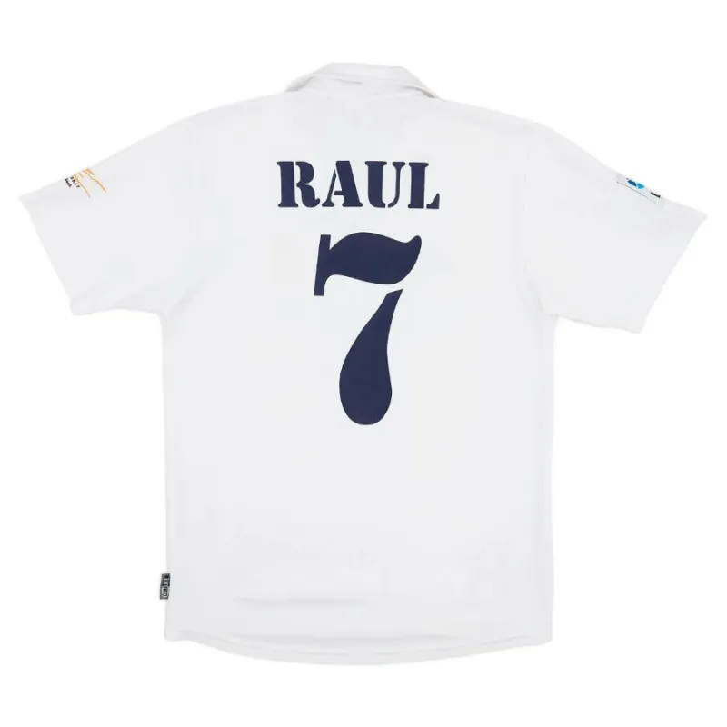Raúl  Real Madrid Retro Trikot 2002/03 Heimspiel - Weiß
