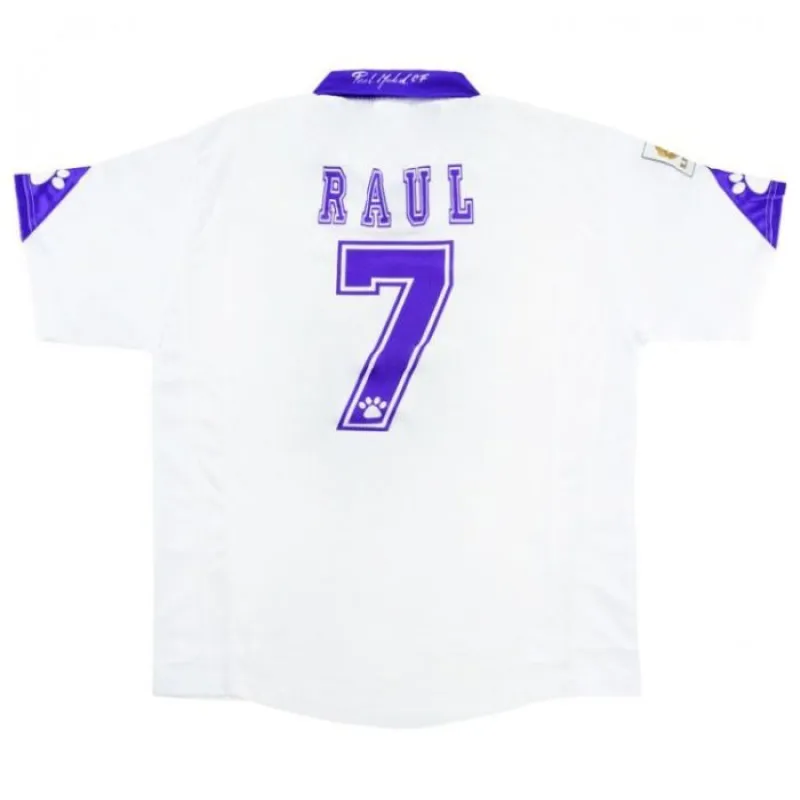 Raúl  Real Madrid Retro Trikot 1997/98 Heimspiel - Weiß