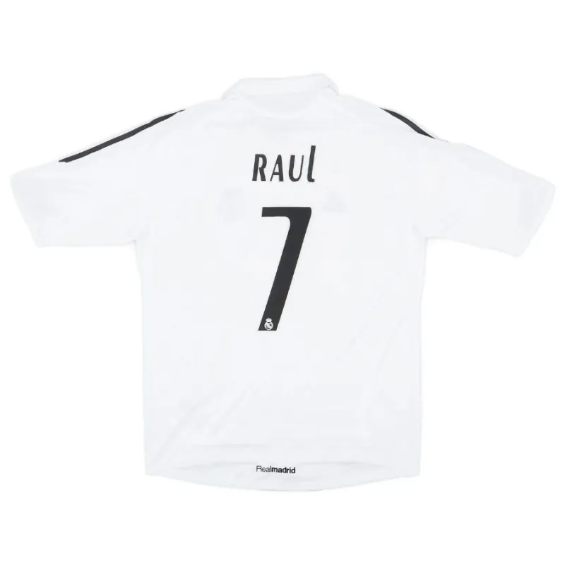 Raúl  Real Madrid Retro Trikot 2005/06 Heimspiel - Weiß